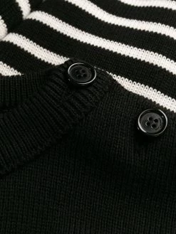 Saint Laurent striped knitted jumper