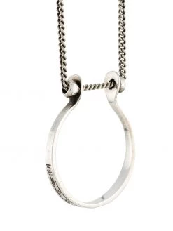 Saint Laurent ring pendant necklace