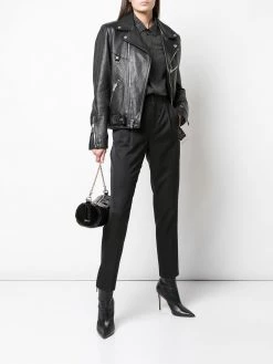 Saint Laurent polka dot silk shirt