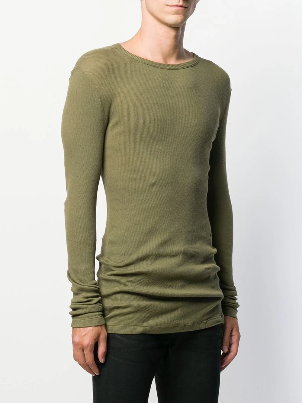 Saint Laurent long-sleeve ribbed T-shirt