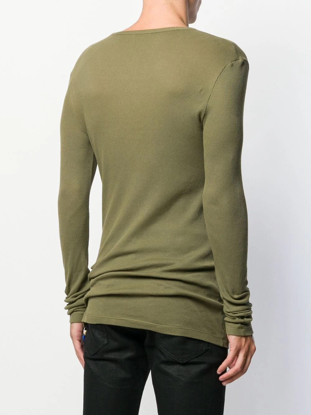 Saint Laurent long-sleeve ribbed T-shirt
