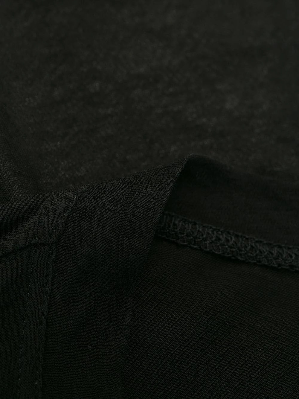 Saint Laurent scoop neck sheer T-shirt