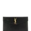 Saint Laurent medium monogram plaque pouch