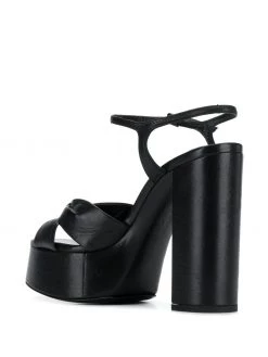 Saint Laurent knot detail 145mm platform sandals