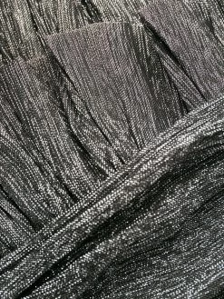 Saint Laurent ruffle trim mini dress