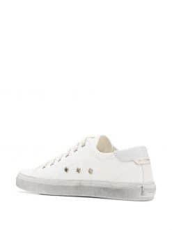 Saint Laurent Malibu distressed-effect sneakers