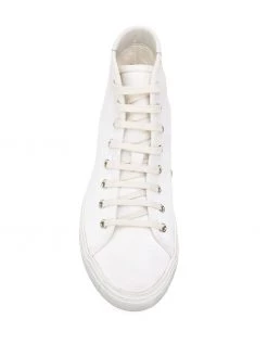 Saint Laurent distressed effect high-top sneakers