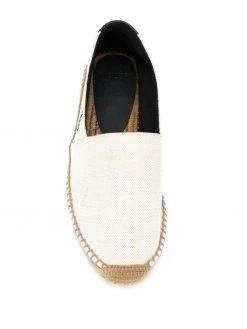 Saint Laurent logo-embroidered espadrilles