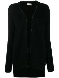 Saint Laurent College chain-trim cardigan