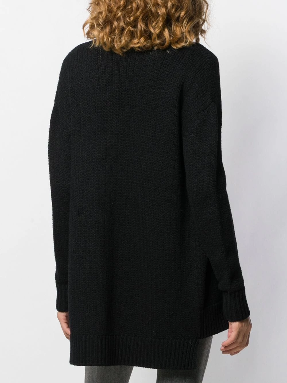 Saint Laurent College chain-trim cardigan