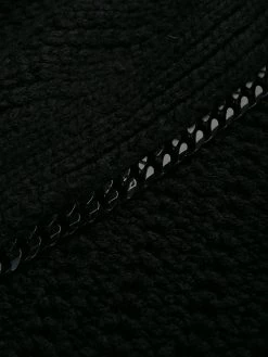 Saint Laurent College chain-trim cardigan