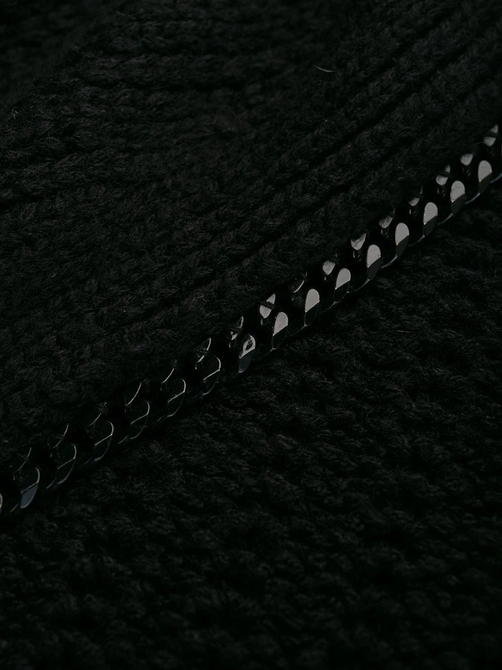 Saint Laurent College chain-trim cardigan