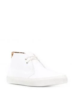 Saint Laurent Ace animal print detail sneakers