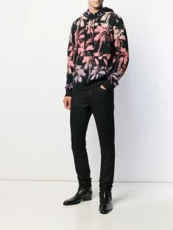 Saint Laurent palm tree print hoodie