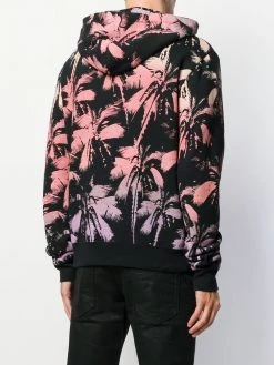 Saint Laurent palm tree print hoodie