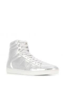 Saint Laurent padded hi-top sneakers