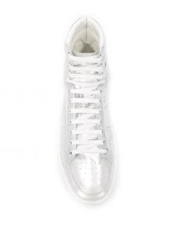 Saint Laurent padded hi-top sneakers