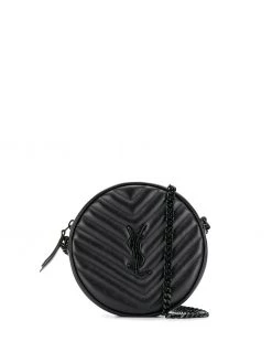 Saint Laurent Jade quilted-effect shoulder bag