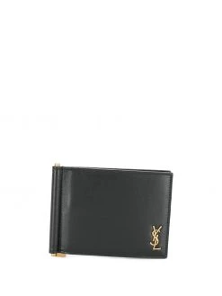 Saint Laurent Monogram money clip wallet