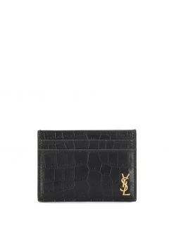 Saint Laurent Monogram embossed card holder
