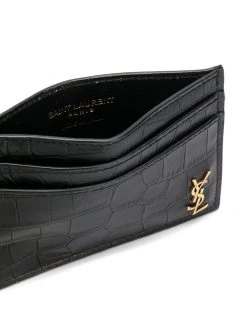 Saint Laurent Monogram embossed card holder