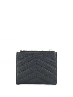 Saint Laurent quilted Monogram wallet
