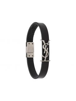 Saint Laurent monogram leather bracelet