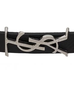 Saint Laurent monogram leather bracelet