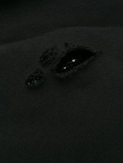 Saint Laurent distressed details knitted jumper