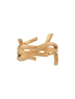 Saint Laurent interlaced monogram ring