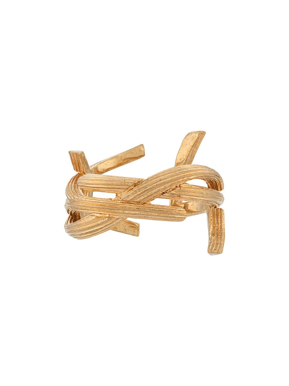 Saint Laurent interlaced monogram ring