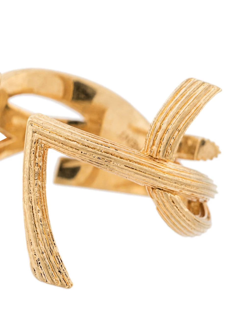 Saint Laurent interlaced monogram ring