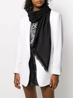 Saint Laurent large Monogram square scarf