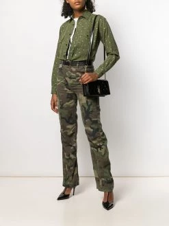 Saint Laurent star flap pockets shirt