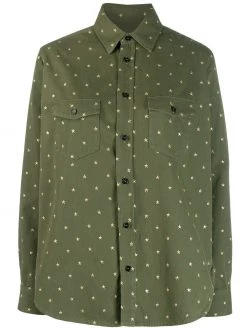 Saint Laurent star flap pockets shirt