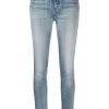 Saint Laurent stonewashed skinny jeans