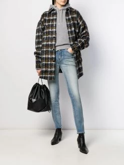 Saint Laurent stonewashed skinny jeans