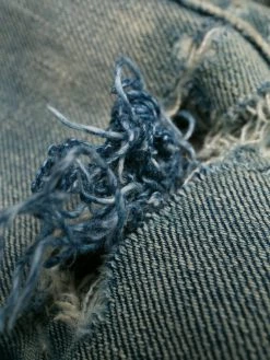 Saint Laurent distressed denim jacket