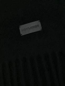Saint Laurent fringed scarf
