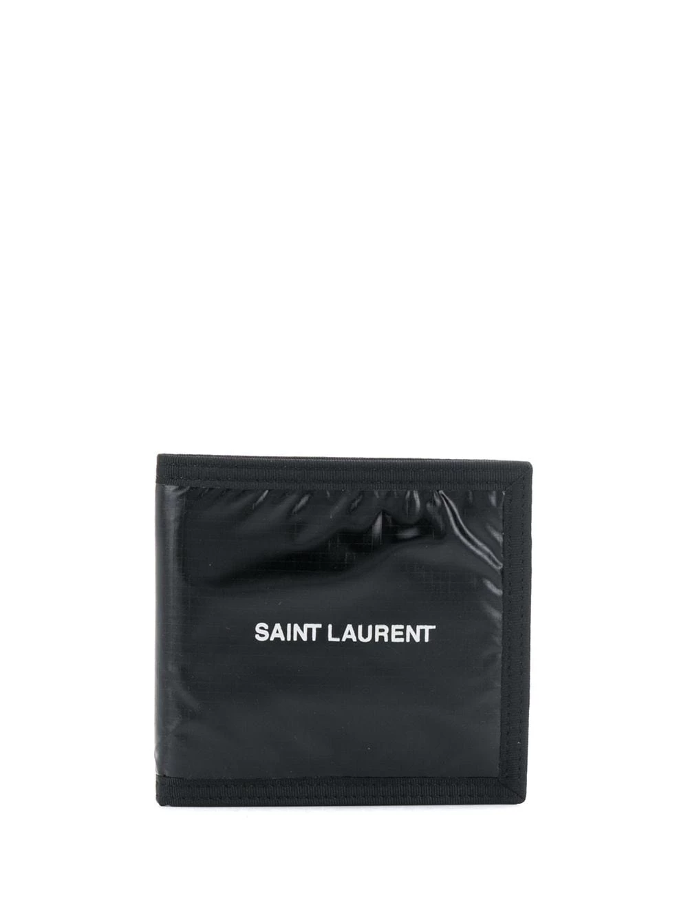 Saint Laurent Nuxx logo print bi-fold wallet