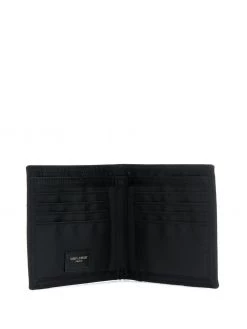 Saint Laurent Nuxx logo print bi-fold wallet