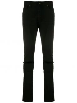 Saint Laurent slash knee skinny jeans