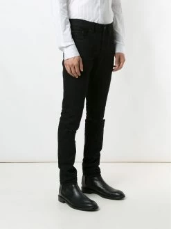 Saint Laurent slash knee skinny jeans