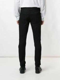 Saint Laurent slash knee skinny jeans