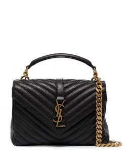 Saint Laurent medium College quilted leather shoulder bag