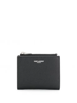 Saint Laurent grainy zipped card case