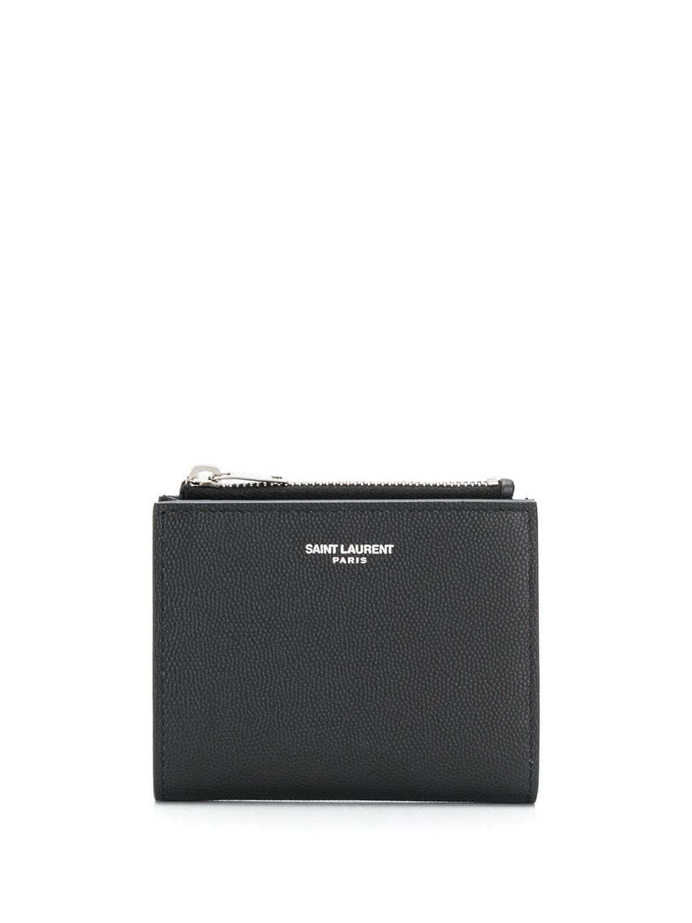 Saint Laurent grainy zipped card case