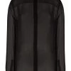 Saint Laurent sheer button-up shirt