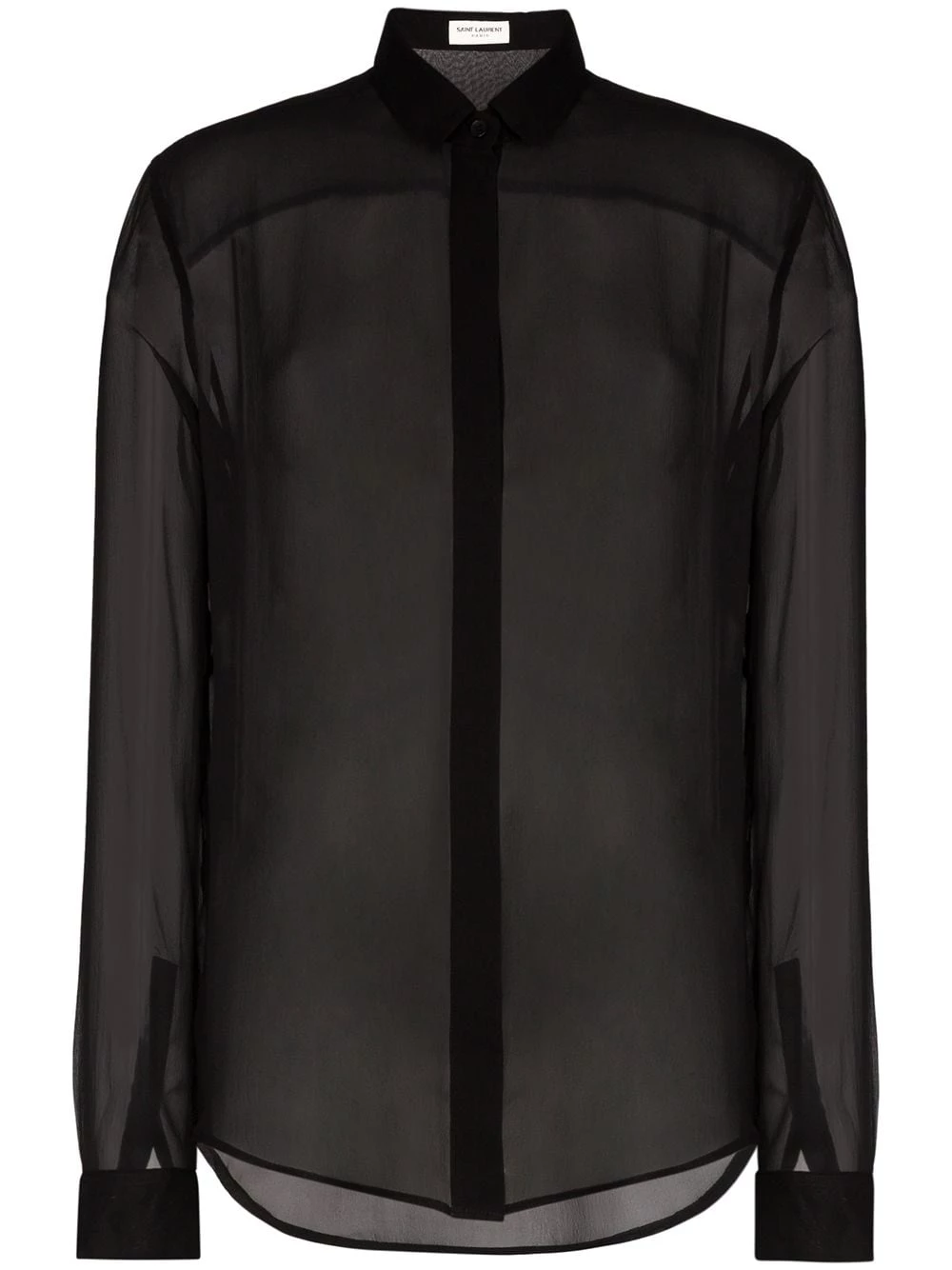Saint Laurent sheer button-up shirt