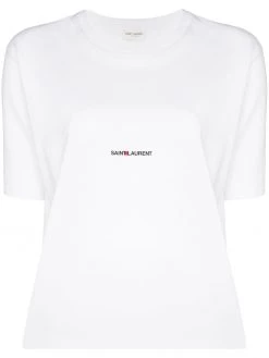 Saint Laurent logo print T-shirt